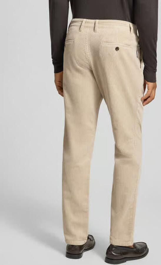 Christian Berg Men straight fit stoffen broek van katoenmix - Foto 2