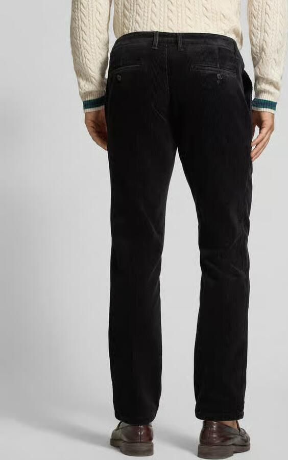 Christian Berg Men straight fit stoffen broek van katoenmix - Foto 2