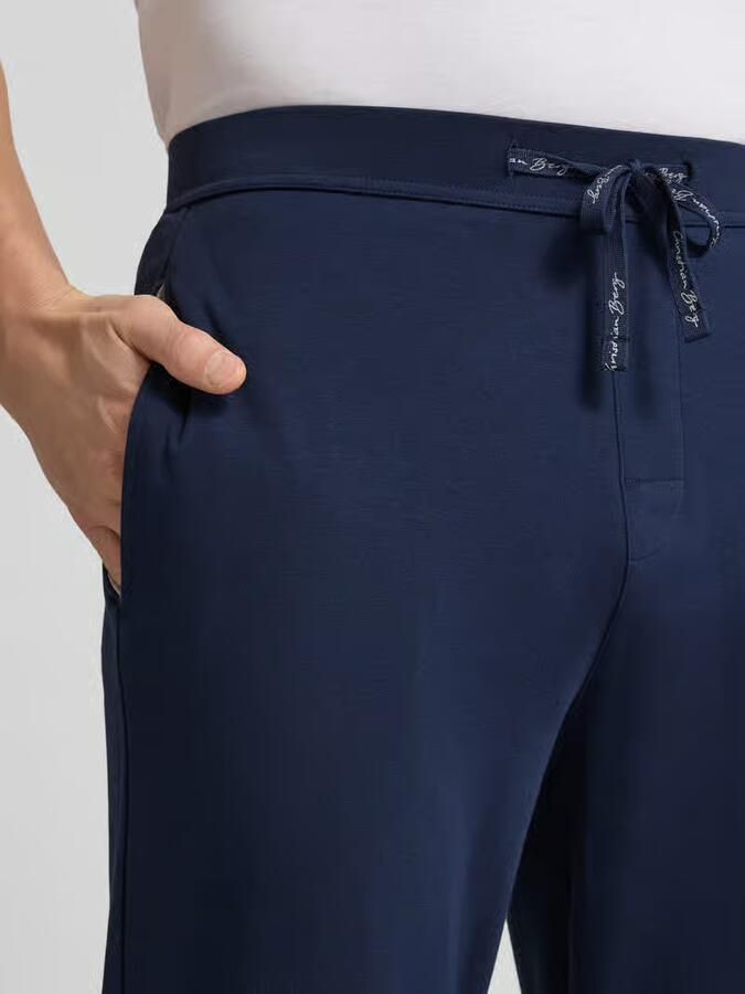 Christian Berg Men Sweatbroek met labeldetails