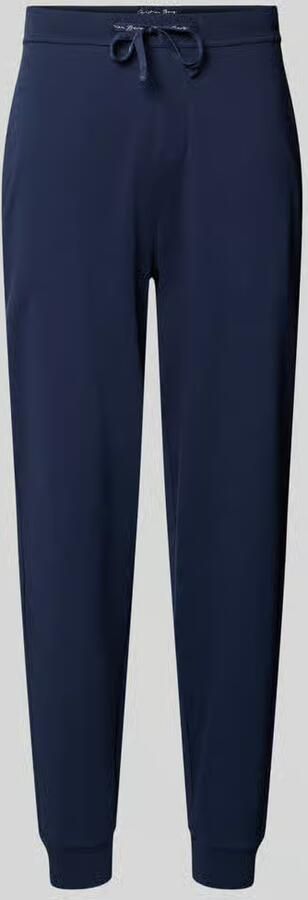 Christian Berg Men Sweatbroek met labeldetails - Foto 2