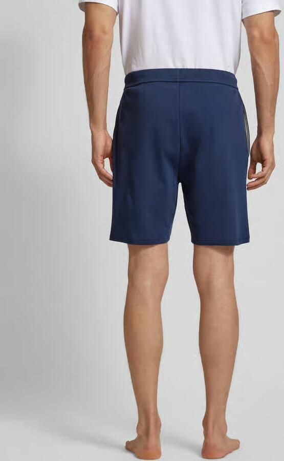 Christian Berg Men Sweatshorts met labeldetail