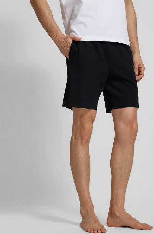 Christian Berg Men Sweatshorts met labeldetail - Foto 2