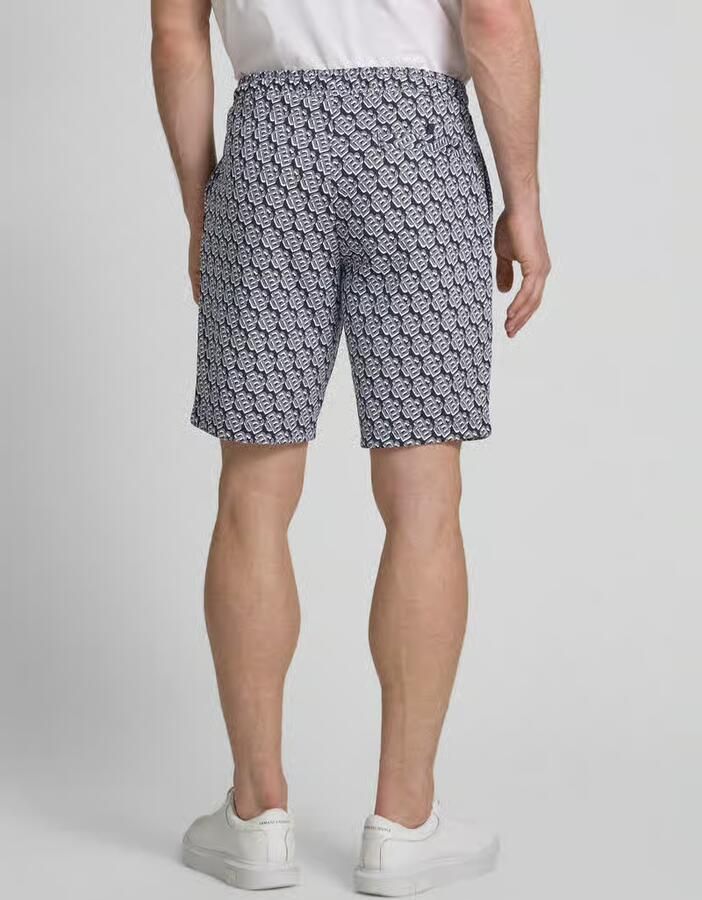 Christian Berg Men Sweatshorts met labeldetails - Foto 2