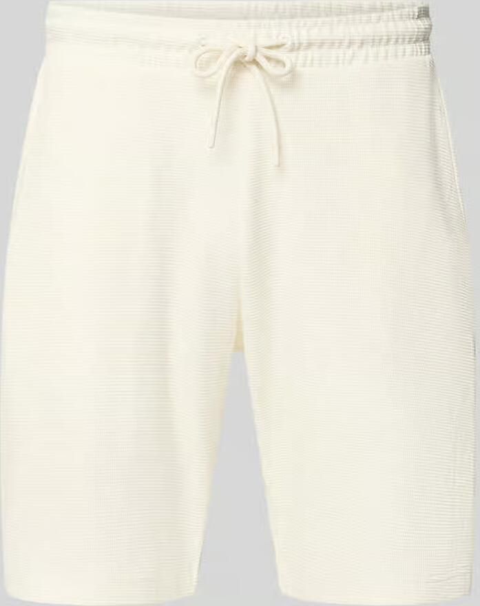 Christian Berg Men Sweatshorts van katoen met structuurpatroon - Foto 2