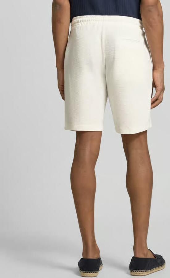 Christian Berg Men Sweatshorts van katoen met structuurpatroon - Foto 4
