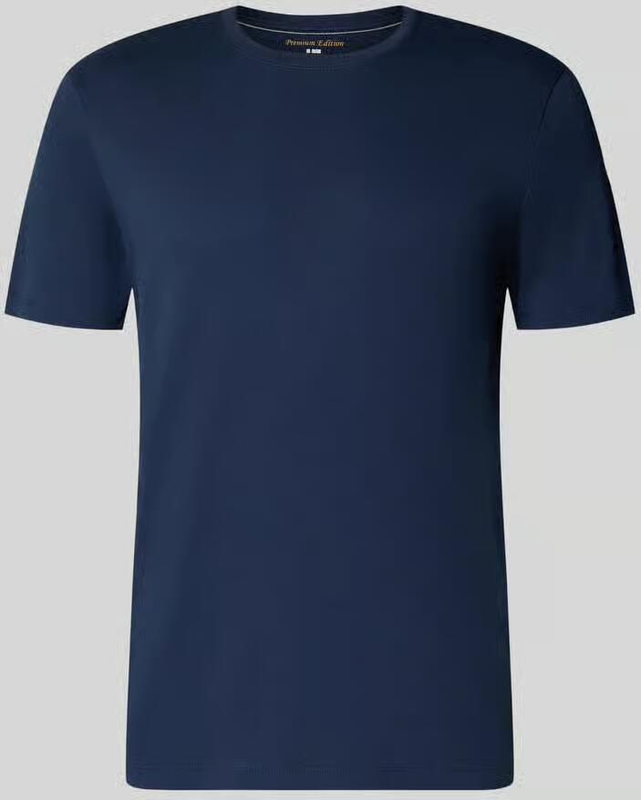 Christian Berg Men T-shirt met geribde ronde hals - Foto 2