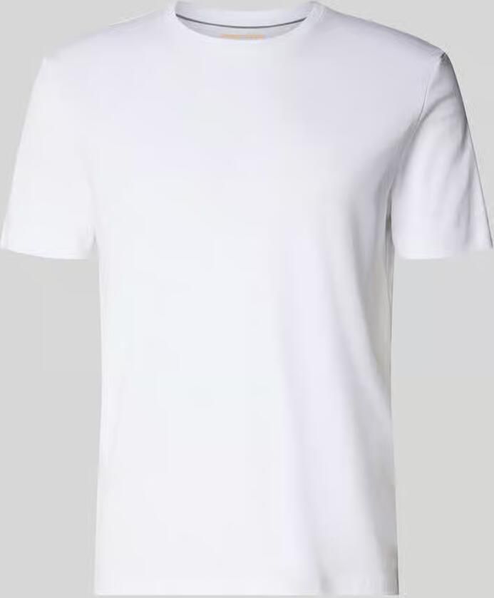 Christian Berg Men T-shirt met geribde ronde hals