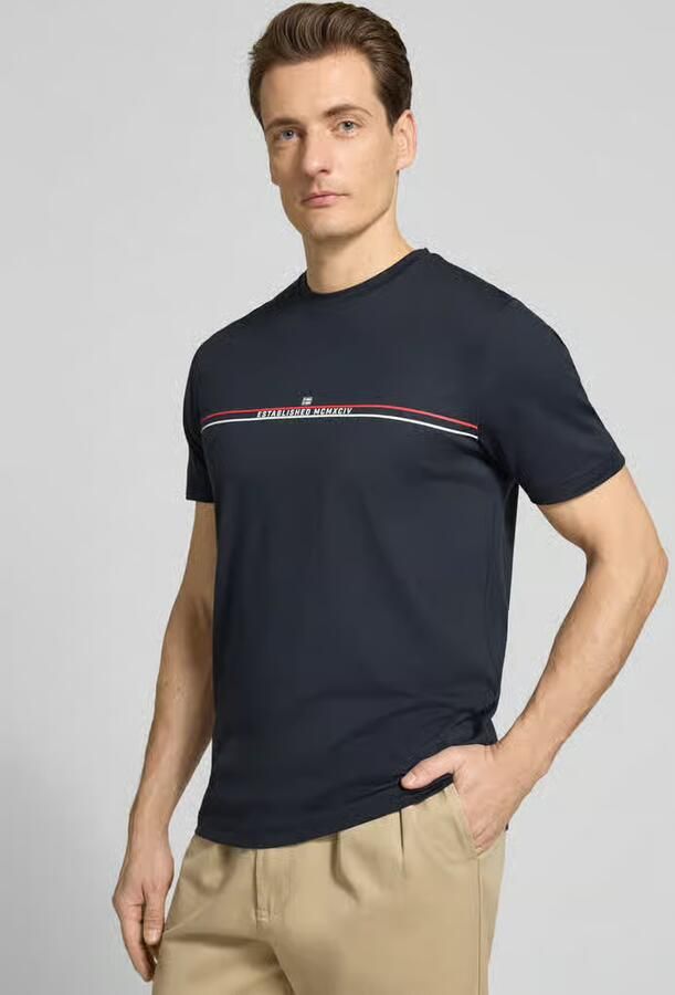 Christian Berg Men Regular fit T-shirt met logoprint - Foto 3