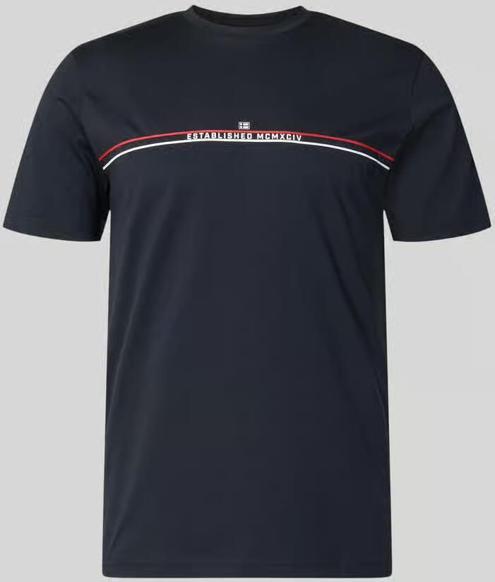 Christian Berg Men Regular fit T-shirt met logoprint - Foto 2
