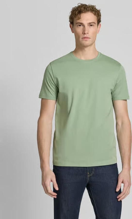 Christian Berg Men T-shirt van katoen met ronde hals - Foto 3
