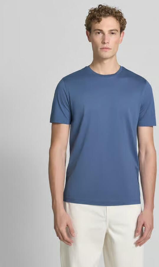 Christian Berg Men T-shirt van katoen met ronde hals - Foto 3