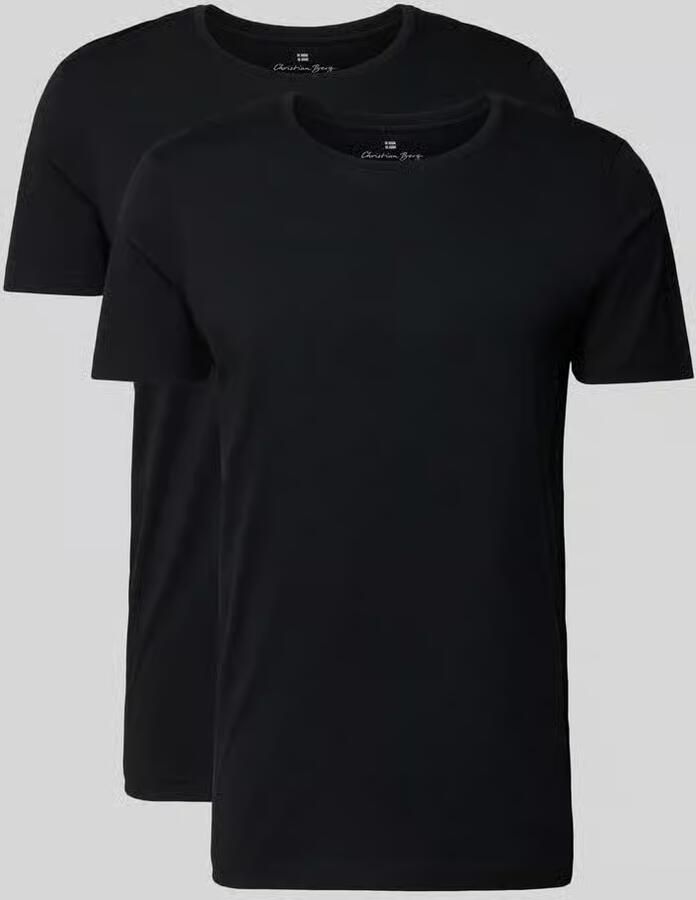 Christian Berg Men T-shirt van puur biologisch katoen in een set van 2 stuks - Foto 2