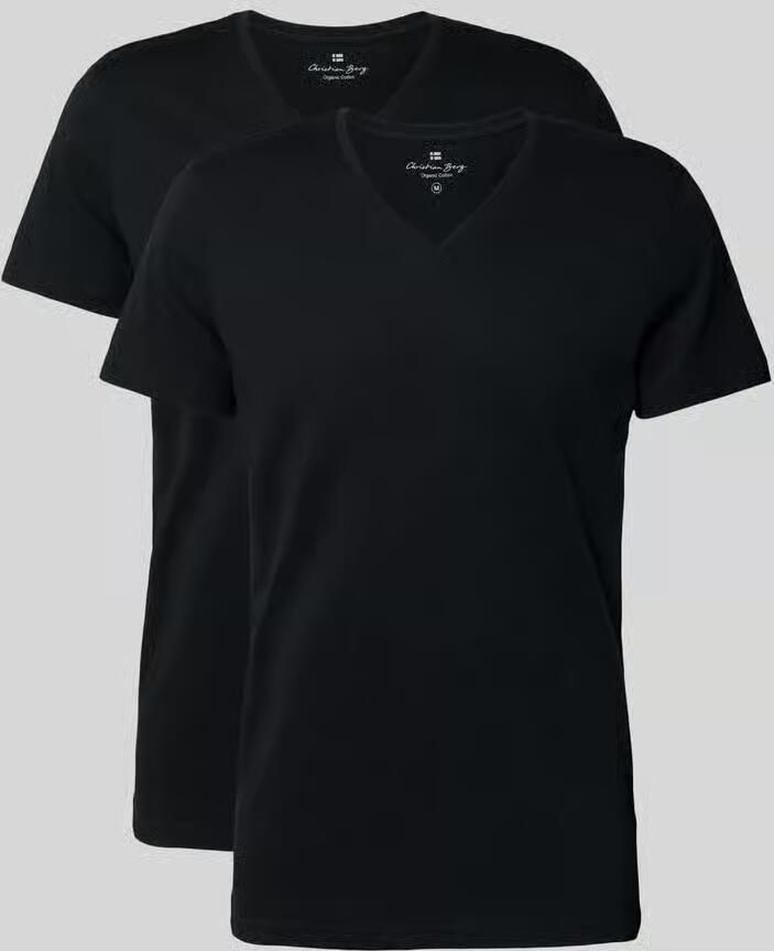 Christian Berg Men T-shirt van puur biologisch katoen in een set van 2 stuks - Foto 2