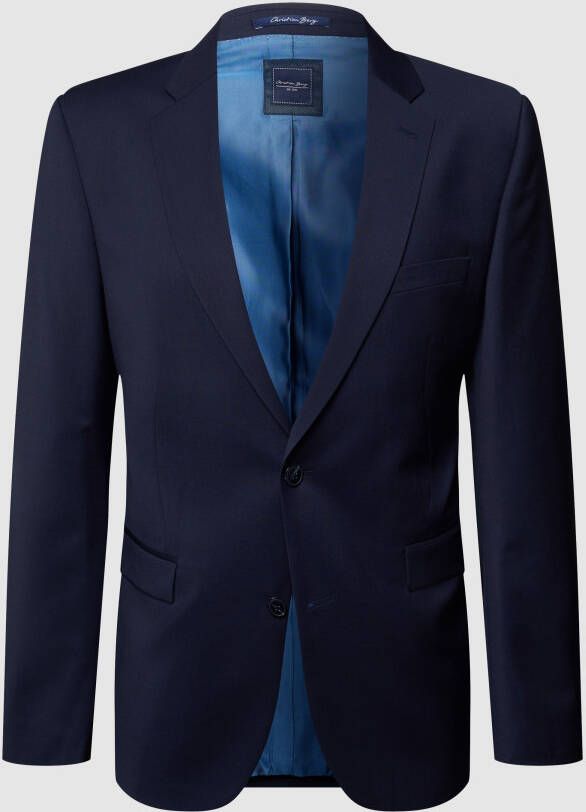 Christian Berg Men Colbert met 2 knopen met stretch