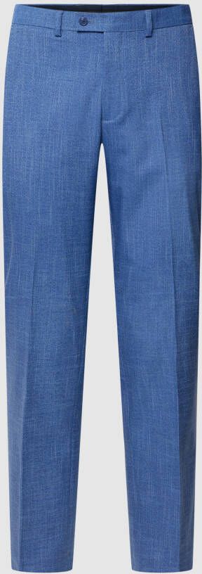Christian Berg Men Pantalon met persplooi en Franse steekzakken