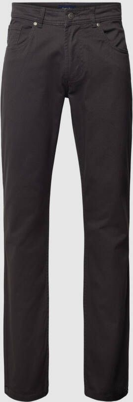 Christian Berg Men Stoffen broek met structuurmotief