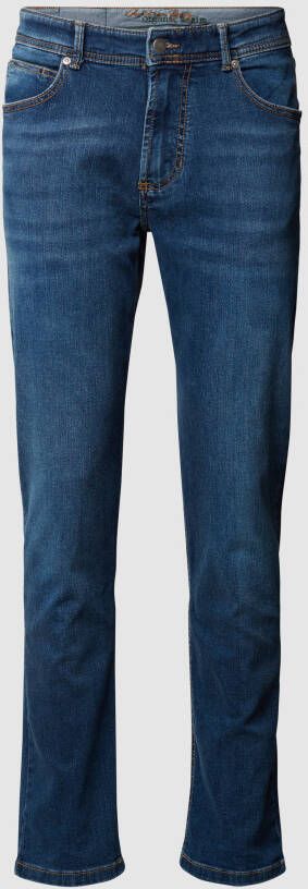 Christian Berg Men Straight fit jeans met merkdetail