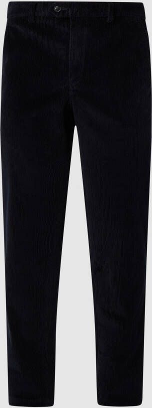 Christian Berg Men Straight fit ribcordbroek met stretchgehalte