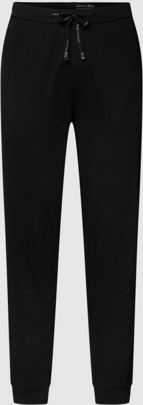 Christian Berg Men Sweatbroek met labeldetails
