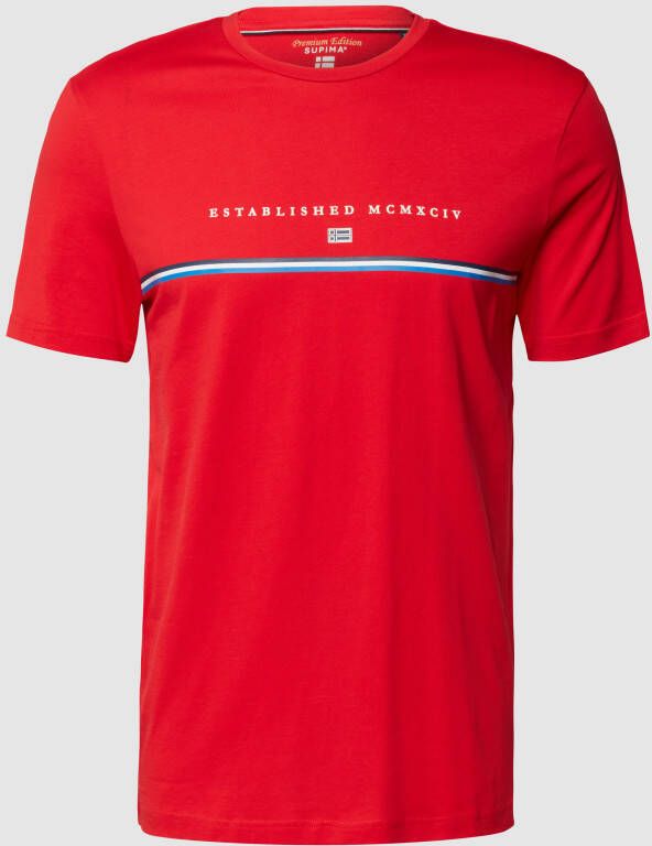 Christian Berg T-shirt met labelprint