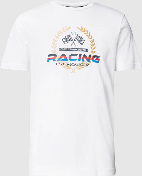 Christian Berg T-shirt met labelprint