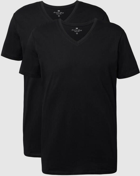Christian Berg Men T-shirt van biologisch katoen in een set van 2 stuks