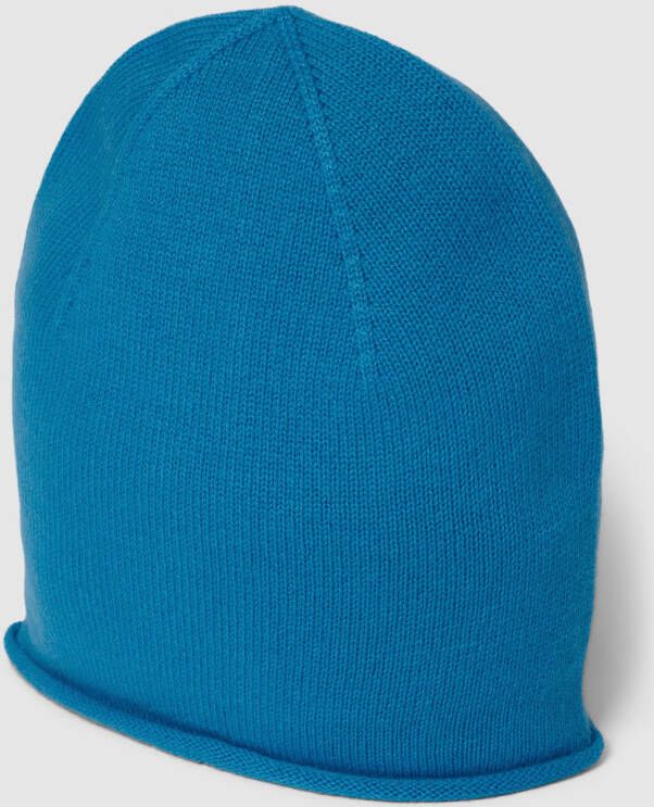 Christian Berg Woman Beanie van kasjmier met rolzoom