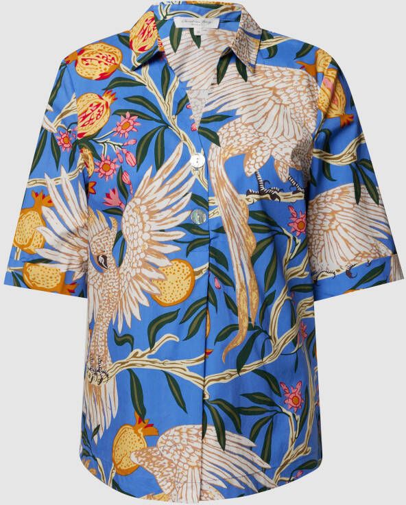 Christian Berg Woman Blouse met all-over motief