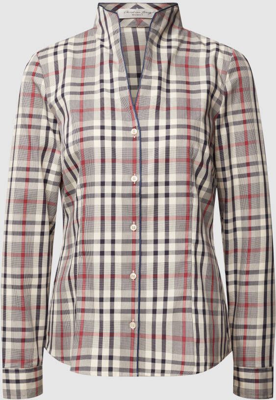 Christian Berg Woman Blouse met opstaande kraag