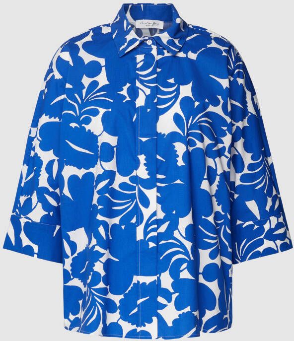 Christian Berg Woman Blouse van katoen met all-over print