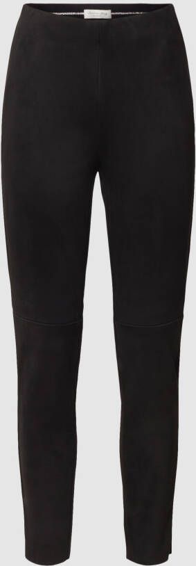 Christian Berg Woman Slim fit stoffen broek met deelnaad