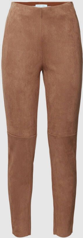 Christian Berg Woman Slim fit stoffen broek met deelnaad