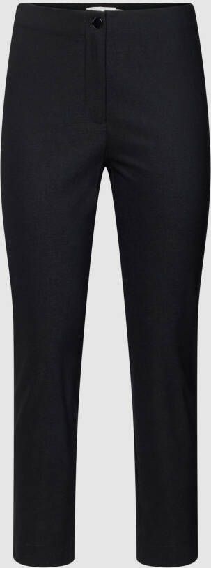 Christian Berg Woman Slim fit stoffen broek met verkort model