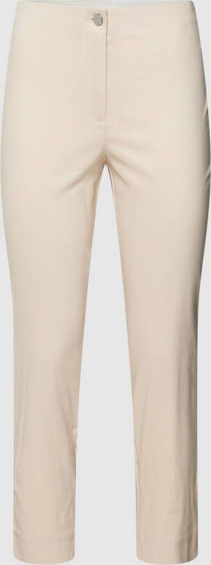 Christian Berg Woman Slim fit stoffen broek met verkort model