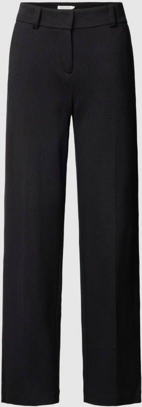 Christian Berg Woman Regular fit stoffen broek met structuurmotief