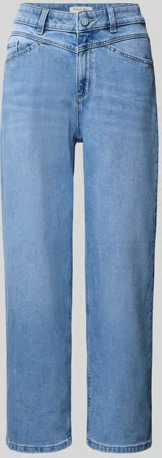 Christian Berg Woman barrel fit jeans met steekzakken