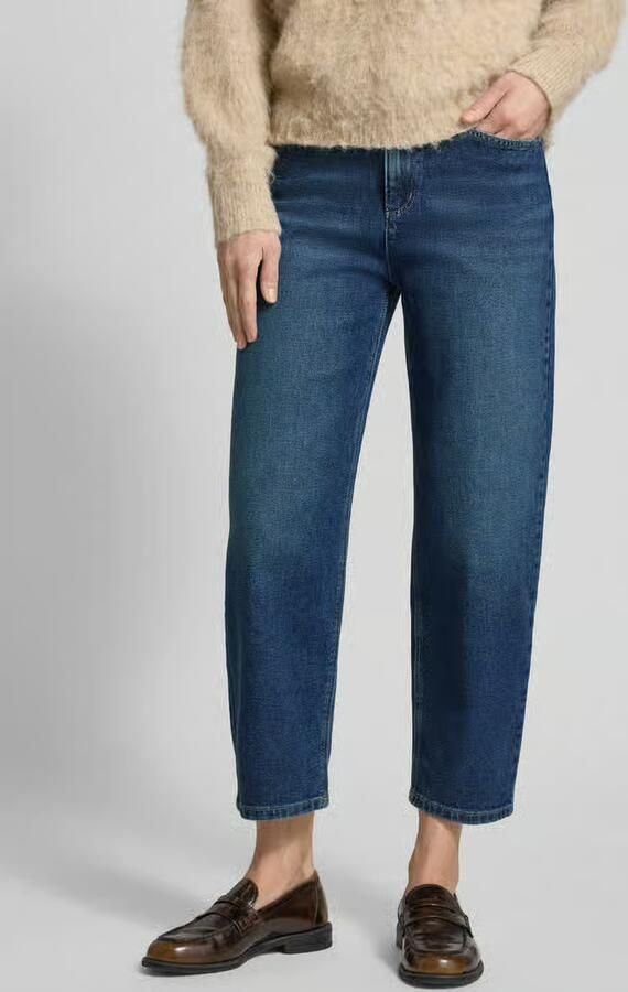 Christian Berg Woman barrel fit jeans met steekzakken - Foto 3
