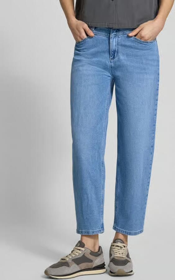 Christian Berg Woman barrel fit jeans met steekzakken - Foto 3