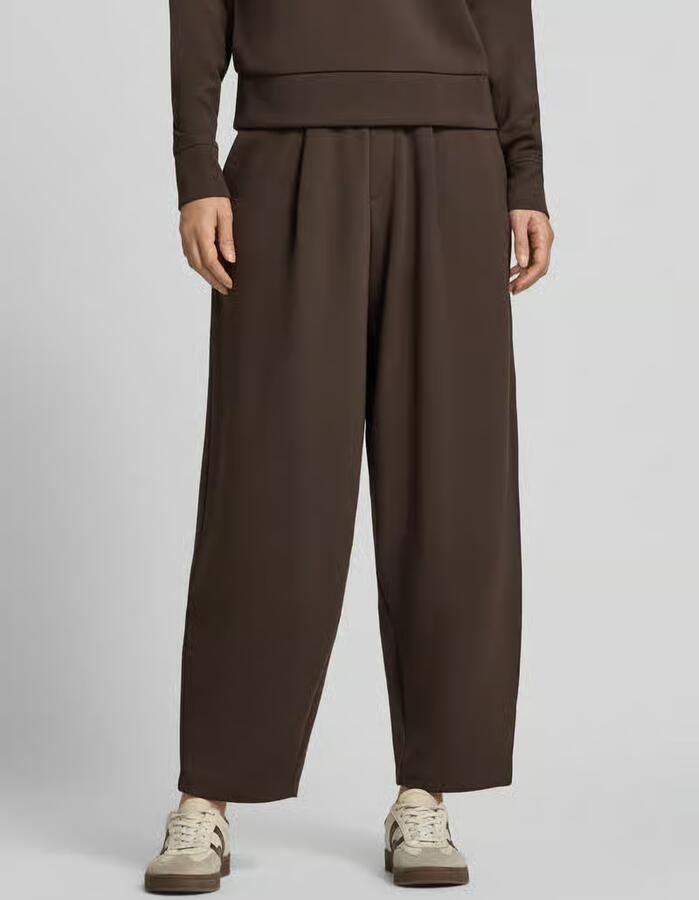 Christian Berg Woman barrel fit sweatpants met elastische tailleband - Foto 3