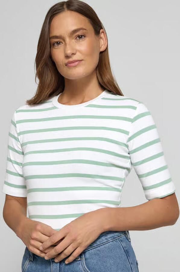 Christian Berg Woman Basic T-shirt strepen O-neck - Foto 2