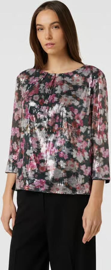 Christian Berg Woman Blouse met all-over bloemenprint - Foto 4