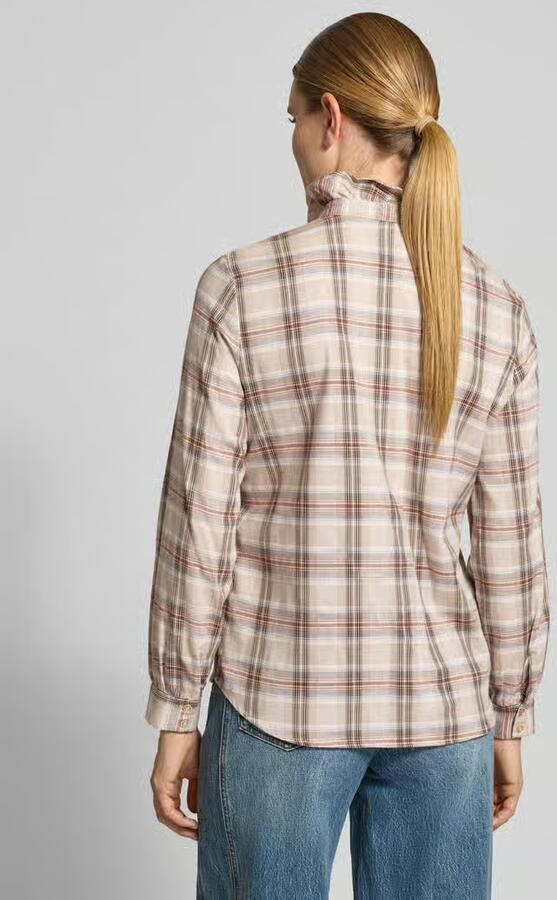 Christian Berg Woman Blouse met kraag met ruches en knoopsluiting - Foto 2