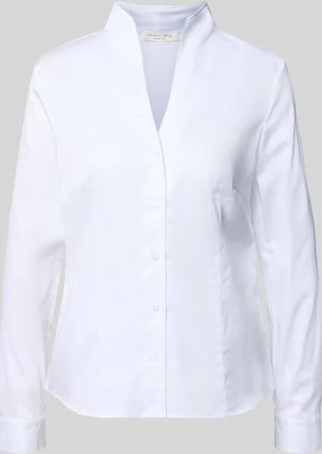 Christian Berg Woman Blouse met opstaande kraag en sportmanchetten - Foto 2