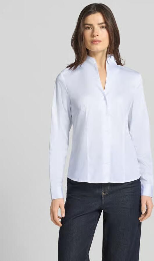 Christian Berg Woman Blouse met opstaande kraag en sportmanchetten - Foto 3