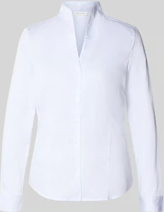 Christian Berg Woman Regular fit overhemdblouse met sjaalkraag