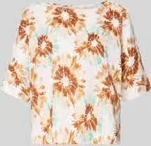 Christian Berg Woman Blouse van linnen met boothals
