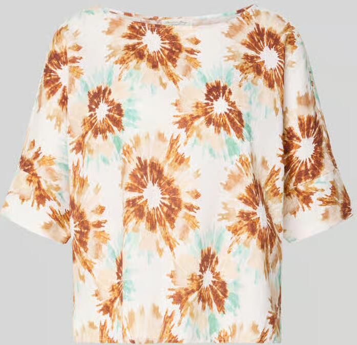 Christian Berg Woman Blouse van linnen met boothals - Foto 2