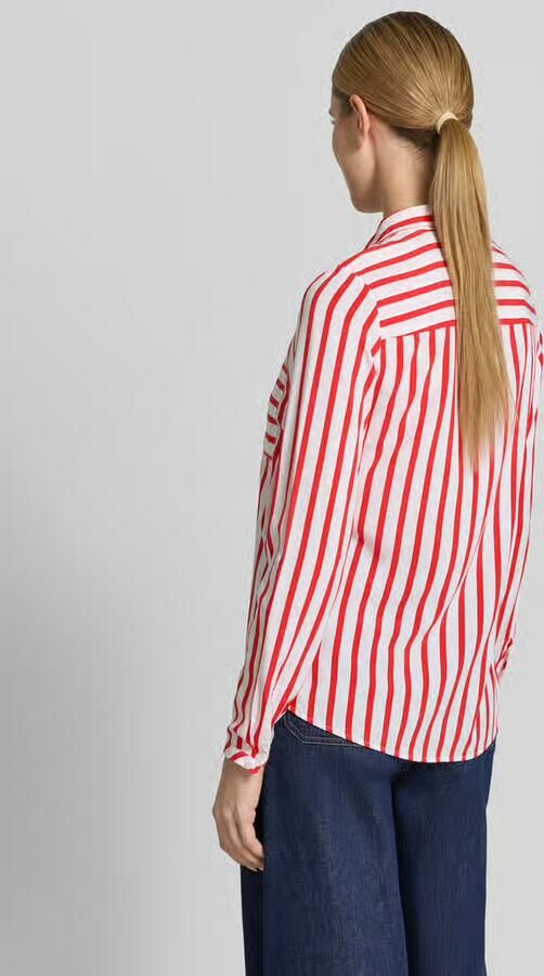 Christian Berg Woman Blouse van viscose met borstzakken