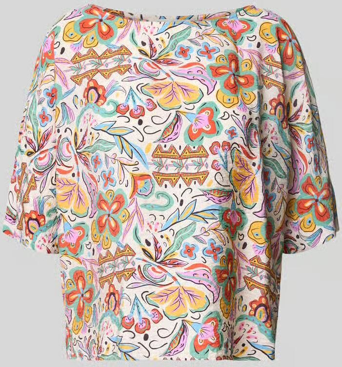 Christian Berg Woman Blouse van viscosemix met boothals - Foto 2