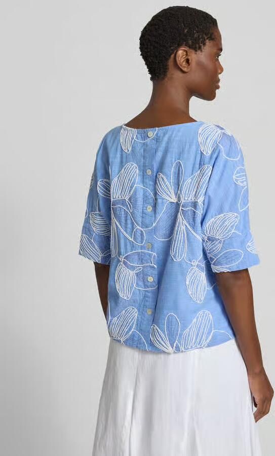 Christian Berg Woman Blouseshirt van puur katoen - Foto 3